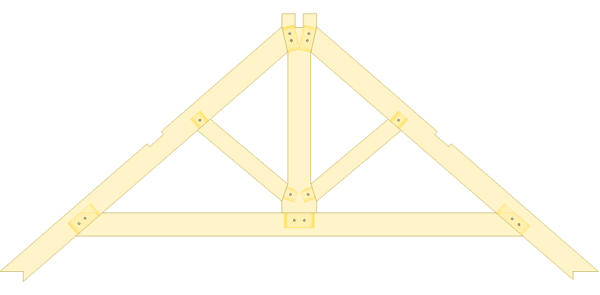 Raised Tie King Post Truss Harrier - Image 2