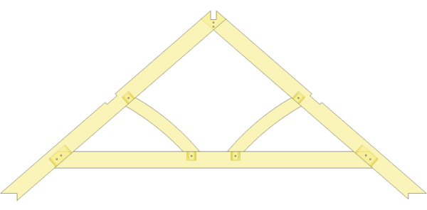 Raised Tie Queen Post Truss Hobby - Image 2