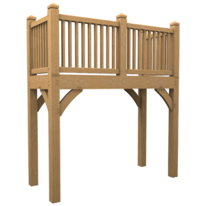 Outdoor Oak Balcony Scafell Pike