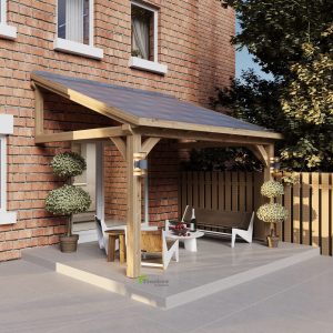 Lean To Gazebo Bombus Ruderatus D3m x W4m