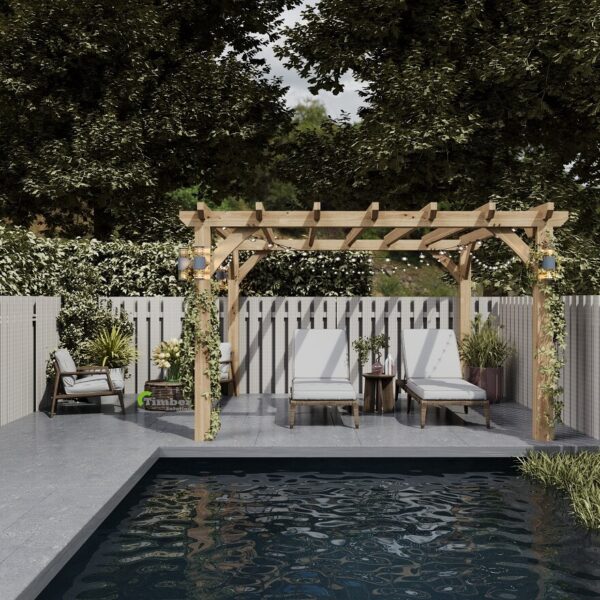 Pergola Pearmain D3.5m x W3.5m - Image 2