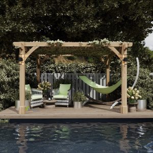 Oak Pergola Kits - Outdoor Tranquility