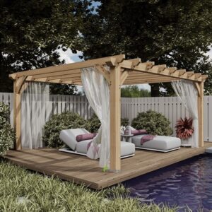 Transform your garden with our DIY oak pergola kit