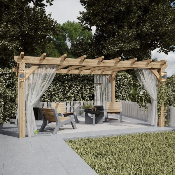 Oak Pergola 4 x 5 m I Why Never Rough Sawn Oak? Click & Read — free download