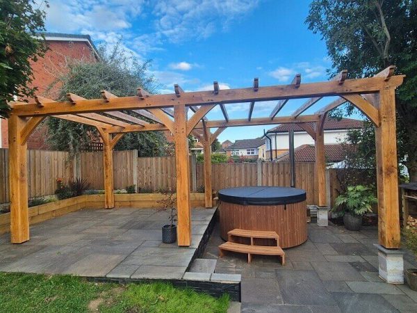 Oak Framed Pergola 3×3 m: Complete Size & Proportion Guide