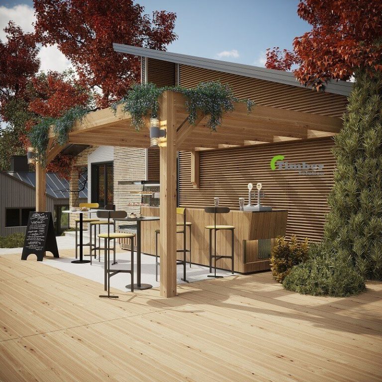 Oak Lean-To Pergola Roof: Roof Options Explained